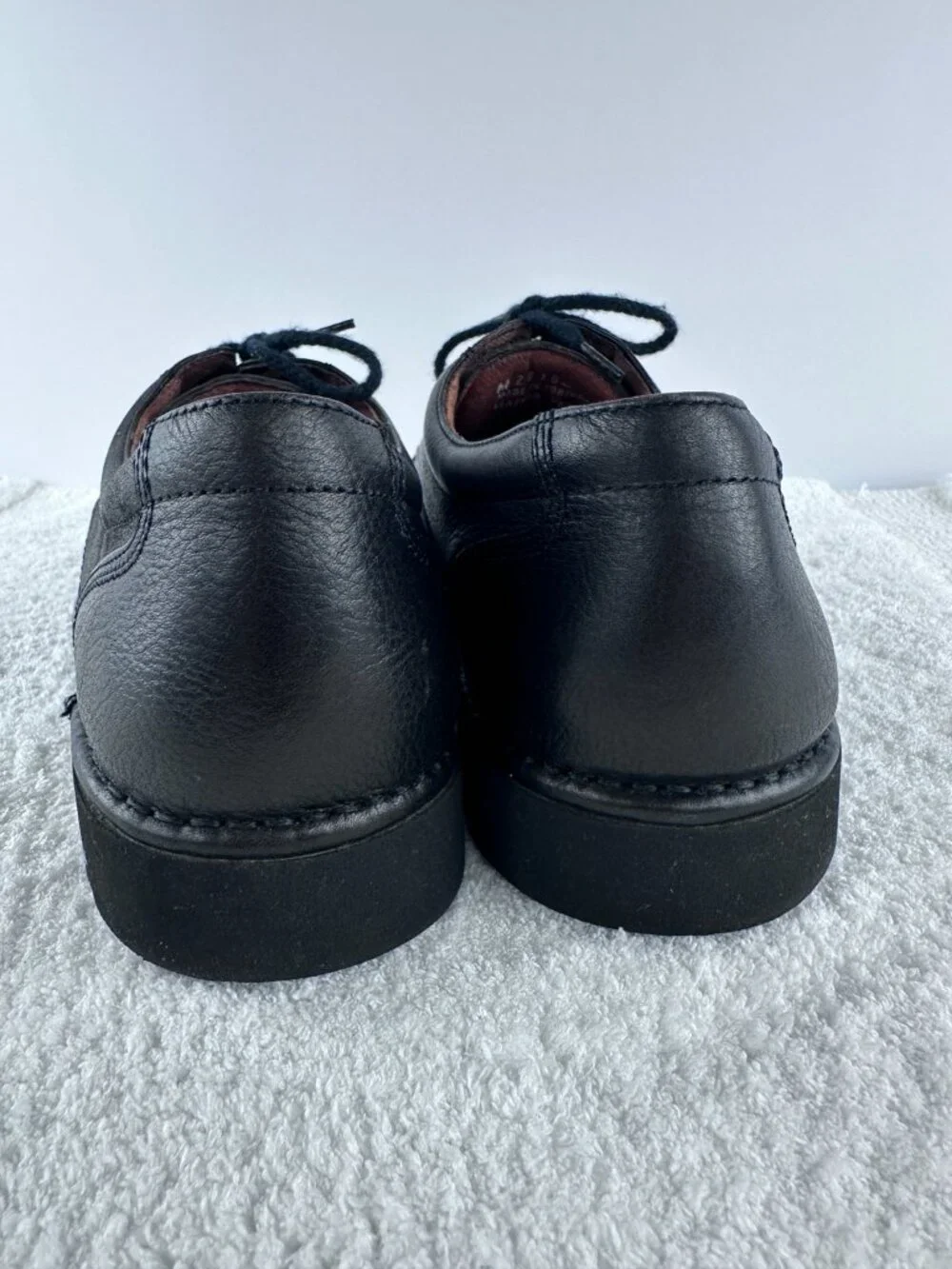 DreSport By Rockport Black Leather Oxford Shoes Mens 11M